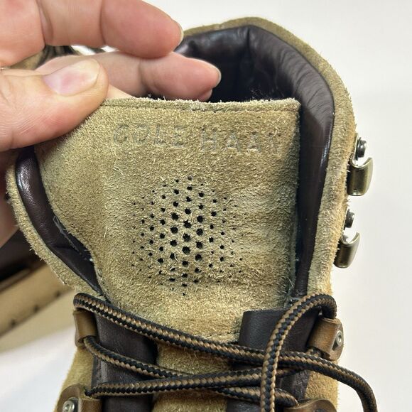 Cole Haan Zerogrand British Tan Hiker leather water Resistant Boot Size 9.5W